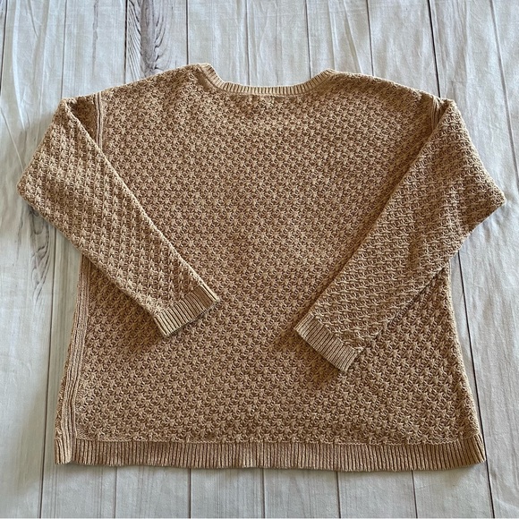 Old Navy Popcorn Stitch Knit Sweater Women’s XL Textured Winter Cozy Cottage - Picture 8 of 14